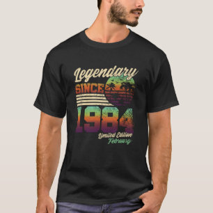Vintage 40 Birthday I Limited Edition February 198 T-Shirt