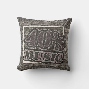 Vintage 40's Music - Pillow