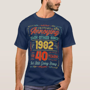 Vintage 40th Anniversary Wedding 40 Years of Marri T-Shirt