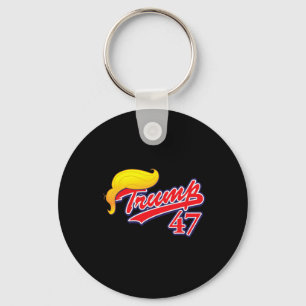 Vintage 47 Trump Hair 3 Key Ring