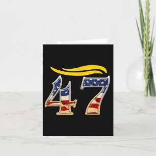 Vintage 47 Trump Hair 5 Card