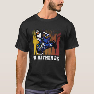 Vintage 4 wheeler Quad AT I´d rather be T-Shirt