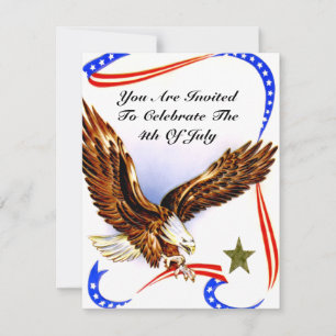 Vintage 4th Of July BBQ Invitation