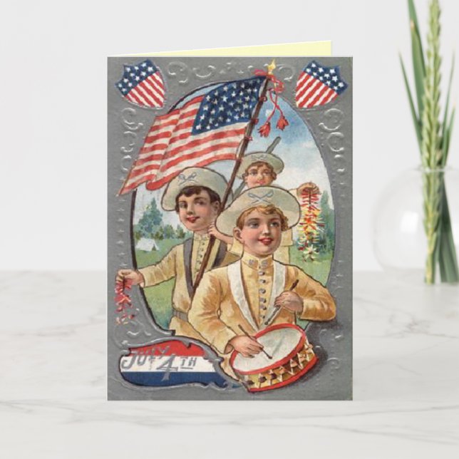 Vintage 4th of July Card (Front)