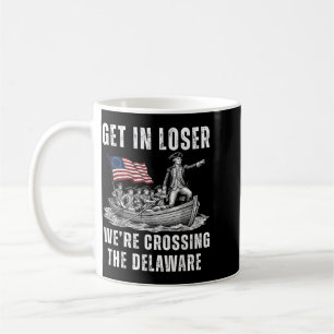 Vintage 4th Of July Get In Crossing The Delaware 2 Coffee Mug