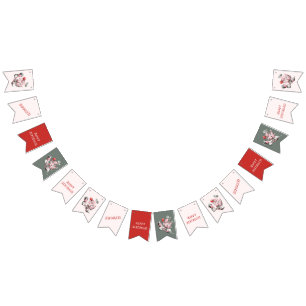 Vintage 50s Children's Birthday Party Hooray! Bunting