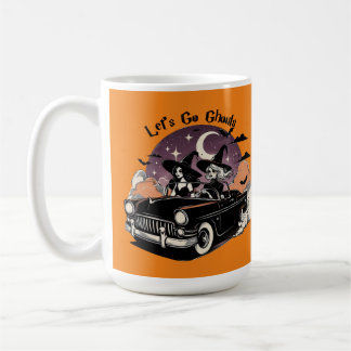 Vintage 50's Halloween Coffee Mug