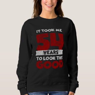 Vintage 54 Years Old Funny 54th Birthday Gift Sweatshirt