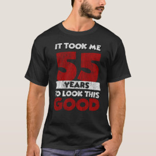 Vintage 55 Years Old Funny 55th Birthday Gift T-Shirt
