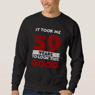 Vintage 59 Years Old Funny 59th Birthday Gift Sweatshirt