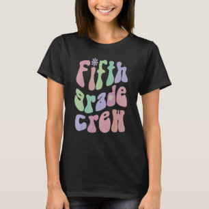 Vintage 5th Grade Crew Teacher Purple Fifth Gr Ret T-Shirt