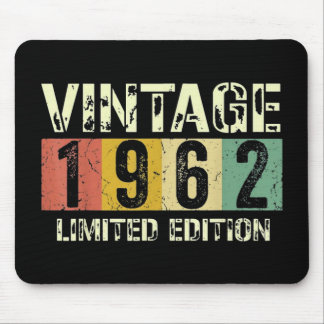 Vintage 60 Birthday Mouse Pad