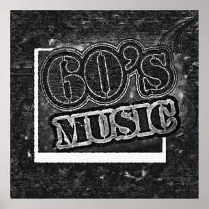 Vintage 60's Music - Poster