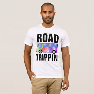 VINTAGE 60s ROAD TRIPPIN' Hippie T-shirts