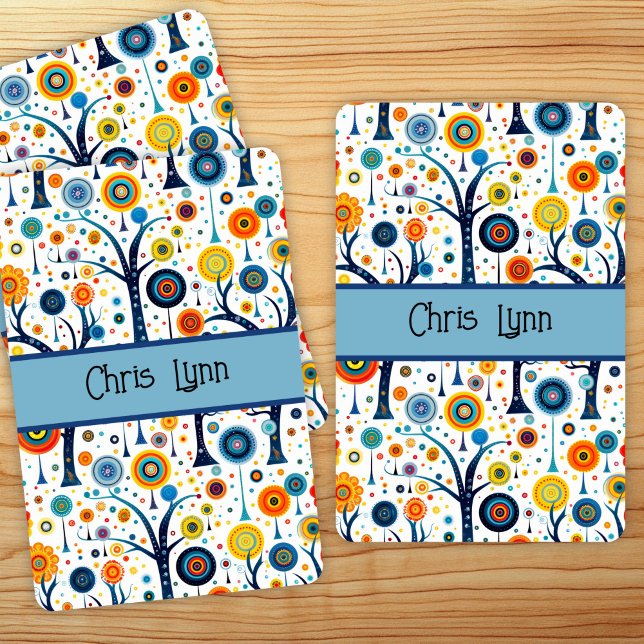 Vintage 60s Vibe Mod Flowers Playing Cards (Creator Uploaded)