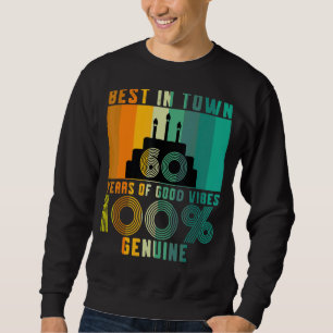 Vintage 60th Birthday Apparel Womens Mens 60th Bi Sweatshirt