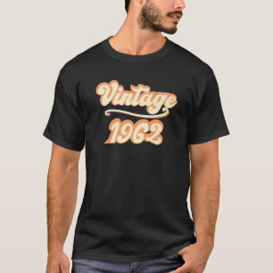 Vintage 60Th Birthday Classic Retro Made In 1962 T-Shirt