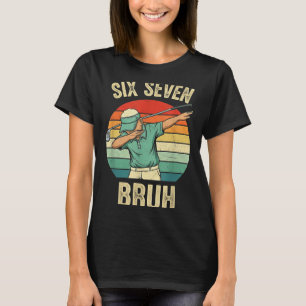 Vintage 67 Meme 6 7 Six Seven Bruh Golf Golfer Fun T-Shirt