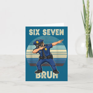 Vintage 67 Meme Six Seven Artwork Card