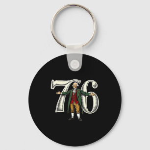 Vintage 6-7 7-6 George Washington 67 Six Seven Ame Key Ring