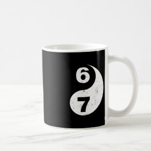 Vintage 6 7 Yin Yang Namaste Six Seven Nostalgia  Coffee Mug