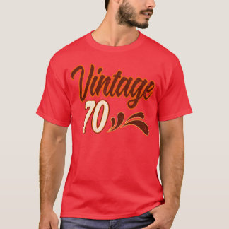 Vintage 70 Years Old Birthday friends T-Shirt