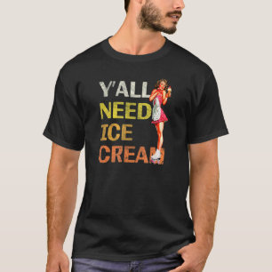 Vintage 70s 80s Roller Derby Skate Themed Girls Ic T-Shirt