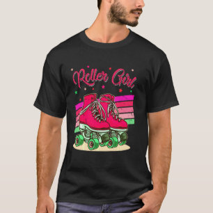 Vintage 70s 80s Skates Skating Roller Girl Skaters T-Shirt