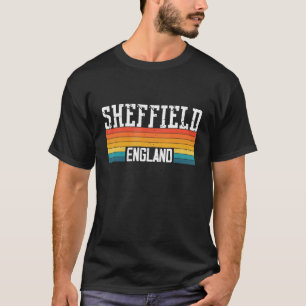 Vintage 70s 80s Style Sheffield England T-Shirt