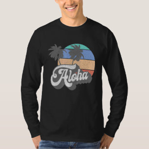 Vintage 70's Aloha Hawaii Hawaiian Beach Surfing R T-Shirt
