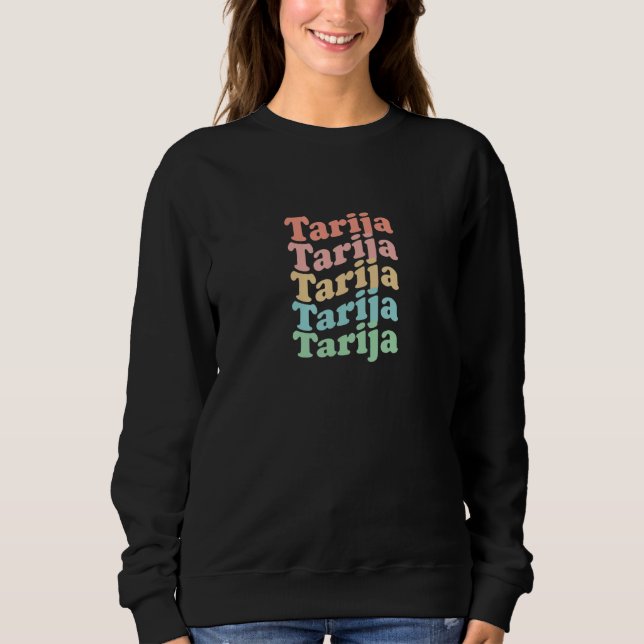 Vintage 70's Bolivia Hippie City - Retro Tarija Sweatshirt (Front)