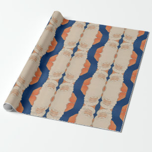 Vintage 70s Christmas wrapping paper