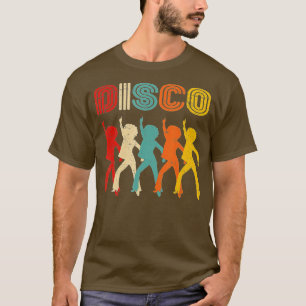 Vintage 70s Disco Themed Retro Disco Dancing 1970s T-Shirt