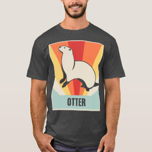 Vintage 70s Style Otter T-Shirt