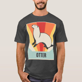 Vintage 70s Style Otter T-Shirt