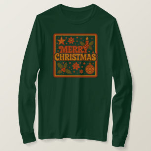 Vintage 70s styled Merry Christmas T-Shirt