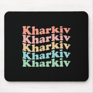Vintage 70's Ukraine Hippie City - Retro Kharkiv Mouse Pad