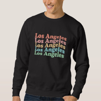 Vintage 70's USA Hippie City - Retro Los Angeles Sweatshirt