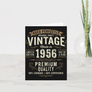 Vintage 70th Birthday Decorations Men Funny 1956 Card