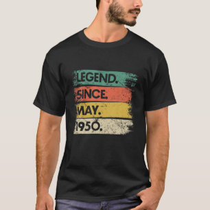 Vintage 71 Years Old 71St Birthday Legend Since Ap T-Shirt