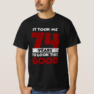 Vintage 74 Years Old Funny 74th Birthday Gift T-Shirt
