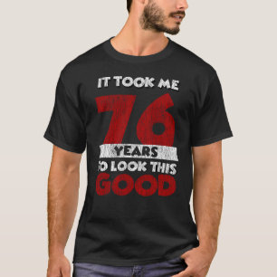 Vintage 76 Years Old Funny 76th Birthday Gift T-Shirt