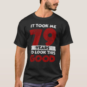 Vintage 79 Years Old Funny 79th Birthday Gift T-Shirt