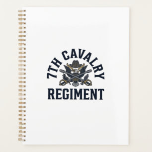 Vintage 7th Cavalry Regiment Chest Print Design_1 Planner