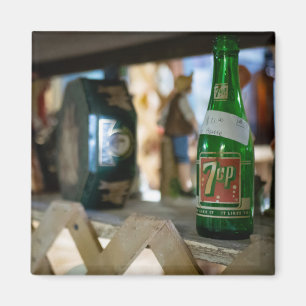 Vintage 7Up Bottle Magnet