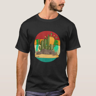 Vintage 80 s Desert Scene Retro Mountains Southwes T-Shirt