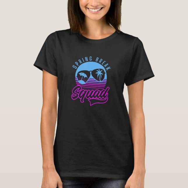 Vintage 80s 90s Squad Spring Break T-Shirt (Front)