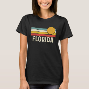 Vintage 80s Sunset Summer Retro Style Florida USA T-Shirt