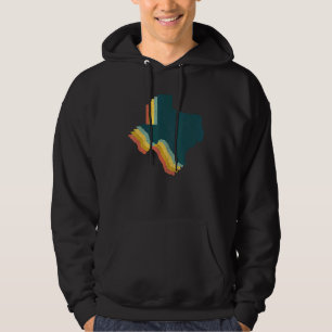 Vintage 80s Western State Native Texan Pride Retro Hoodie