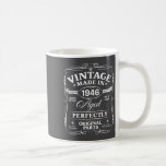 Vintage 80th Birthday Decorations Men Funny 1946 8 Coffee Mug<br><div class="desc">Vintage 80th Birthday Decorations Men Funny 1946 80 Birthday Long Sleeve</div>